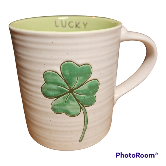 Prima Design Other - 𝅺St Patrick's Day Lucky Four leaf clover mug NWOT by Prima Design